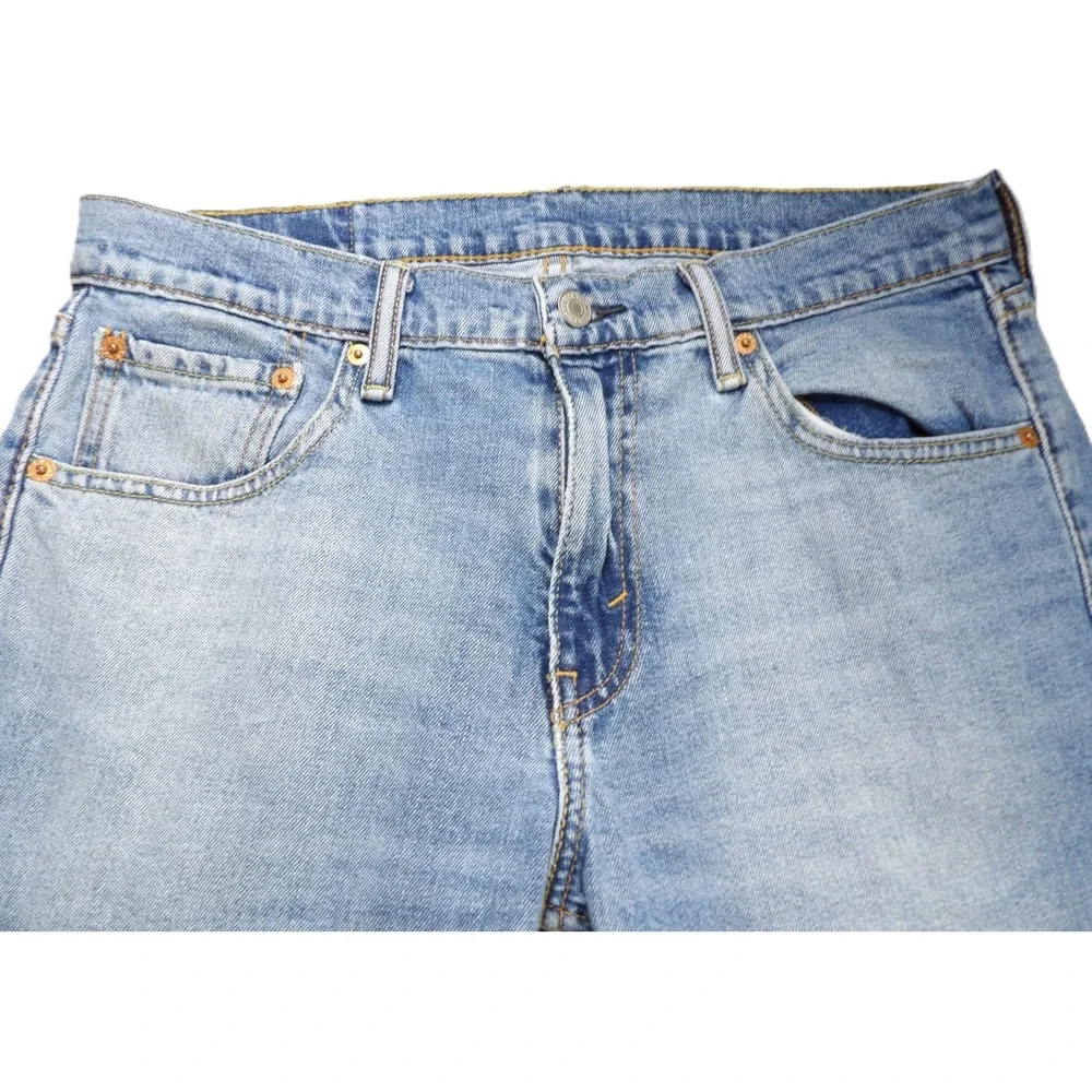 Levi's 527 Jeans Men W32xL30 Blue Denim Bootcut Slim Fit Cotton Blend Casual GUC